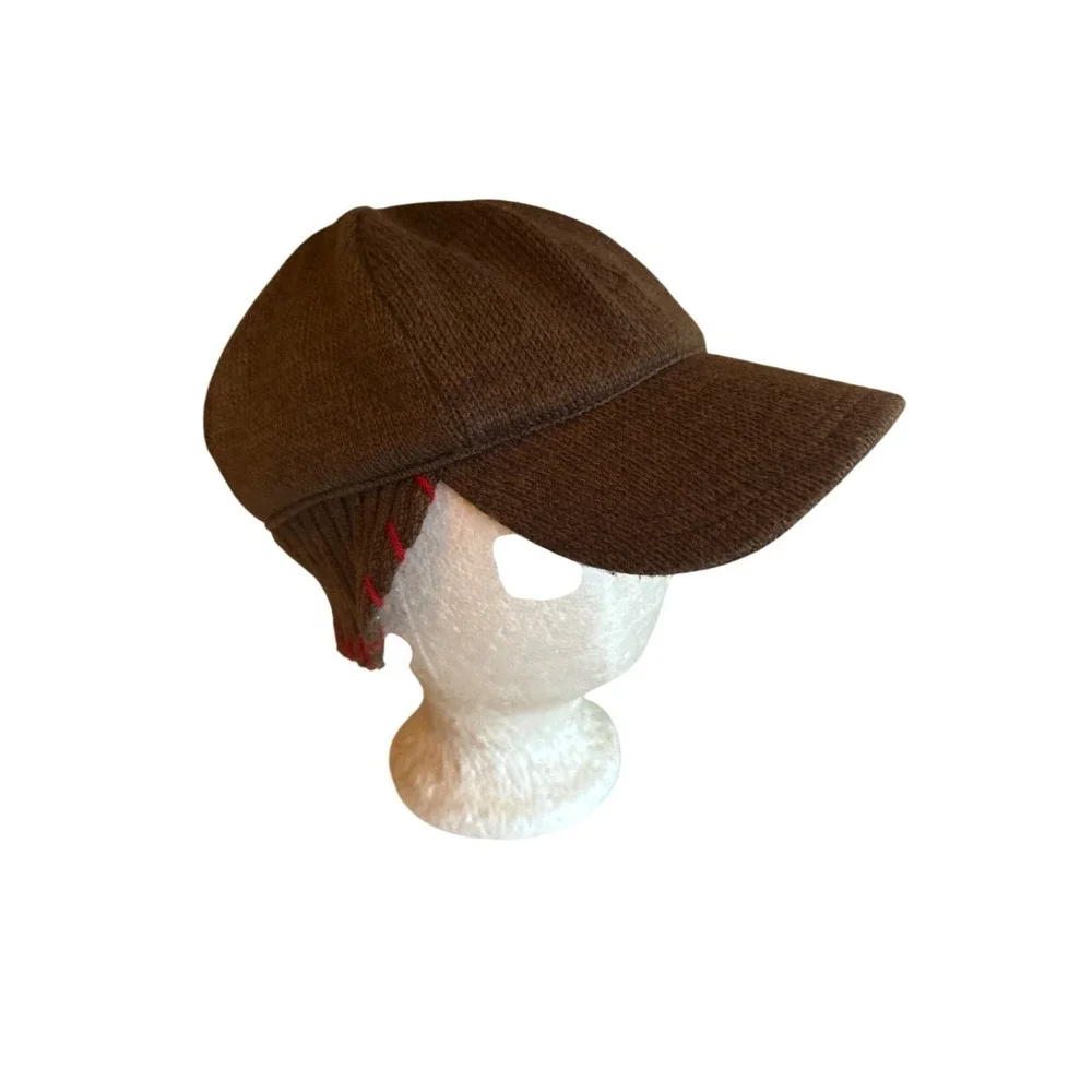 Gap‎ Kids Brown Knit Aviator Cap L/XL Acrylic & Polyester